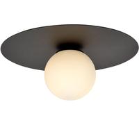 Emibig Solar lampada da soffitto 1x10 W nero-opale 1127/1