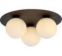 Emibig Solar lampada da soffitto 3x10 W nero-opale 1127/3