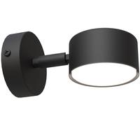 Applique da parete in acciaio SORA K1 GX53 orientabile nera