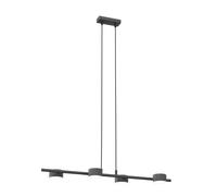 Emibig Sora lampada sospesa 4x12 W nero 1440/4