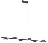 Emibig Sora lampada sospesa 6x12 W nero 1440/6