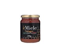 èMiele - Miele biologico di castagno 500 g | Raccolto in Valchiusella Piemonte | Miele italiano non pastorizzato, gusto intenso, naturale e ricco di minerali
