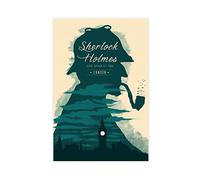 EMIGOS 1 poster su tela di Sherlock Holmes, decorazione per camera da letto, sport, ufficio, stanza, regalo, senza cornice, 30 x 45 cm