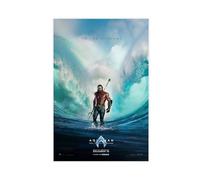 EMIGOS Poster su tela del film Aquaman e il regno perduto, decorazione per camera da letto, sport, ufficio, camera da letto, regalo, senza cornice, 20 x 30 cm