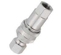 Emiif Accoppiatore idraulico Quick Connect M14 x 1,5 mm, filettatura femmina, in acciaio al carbonio, lunghezza 36 mm e 58 mm, per macchine edili e industriali