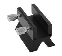 Emiif Adattatore per montaggio a coda di rondine in lega di alluminio nero con vite Base da 32 mm Slot da 20 mm Telescopio Finder Piastra per 80DX 80EQ 127SLT 8SE
