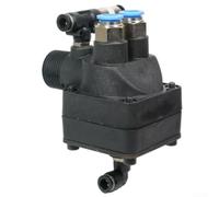 Emiif BlesConi - Smontagomme pneumatico cilindrico, valvola di controllo rotante per scarico rapido e gonfiaggio (A)