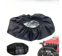 Emiif Copertura impermeabile per verricello in tessuto Oxford 210D, resistente ai raggi UV, protezione antipolvere per fuoristrada, 55 x 19 x 24 cm, nero