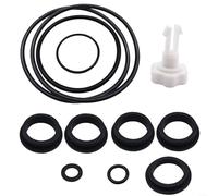 Emiif Kit di manutenzione per pompa filtro piscina O-Ring Set con valvola di rilascio dell'aria Parti della guarnizione del serbatoio
