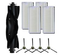 Emiif Kit di ricambio per aspirapolvere Lefant U180 M1 M2Pro M2Plus LS1 N3, per OKP K8 per K7, 1 spazzola principale+4 filtri+6 spazzole laterali