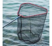 Emiif Rete da pesca in nylon di ricambio, per acqua dolce e salata Nano-mesh guadino con carico massimo 30 kg per pesca in mare/fiume/barca (50 cm)