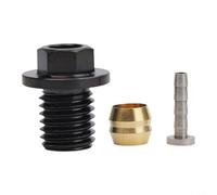 Emiif SM-BH90-JK-SSR Kit olive freno idraulico - Set di inserti e dadi in metallo - Parti di ricambio del tubo del freno
