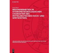 Emil Flach Besonderheiten Im Hydrometeorologischen Charakter (Copertina rigida)