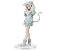 Emil-ia Figure, ReZero Figura ,Starting Life in Another World, Modello di Anime Personaggio In piedi Modello Home Desktop Decoration, Emil-ia Anime Figure Decor Cartoon Model Toy per Bambino Regali,22