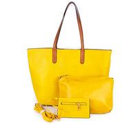 Emila Borsa color senape donna a spalla hobo shopping bag gialla da lavoro ufficio porta documenti giornaliera grande capiente per tutti i giorni con tracolla