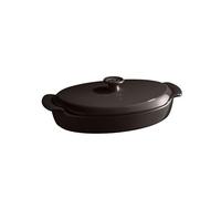 Emile Henry 8441 Poivre - Casseruola rotonda con coperchio, 26 cm