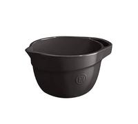 Emile Henry Ciotola per insalatiera in ceramica con beccuccio e manico 2,5 l - Carbone