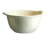 Emile Henry EH022149 - Ciotola per gratinare, Ceramica, Bianco argilla, 0,55 litri