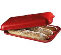 Emile Henry EH349506 Baguettes Stampo con Imballaggio Rinforzato, Marsala