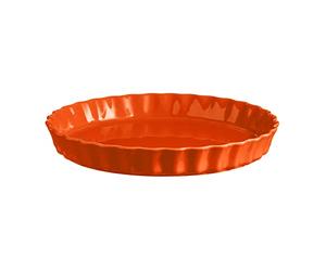 Emile Henry EH766031 - Piatto per torta 31 cm, in ceramica Toscana