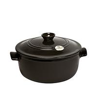 Emile Henry EH794540 Cocotte Tonda, Carbone