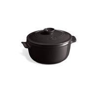 Emile Henry-Emile & Co Cocotte tonda 2,5 lt - fusain Cocotte tonda 2,5 Lt - fusain