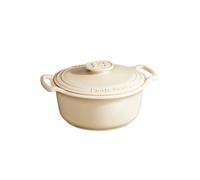 Emile Henry-Emile & Co Sublime, cocotte tonda 6,5 lt - crema Sublime, cocotte tonda 6,5 lt - crema