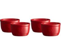 Emile Henry il n. 10 Set di 4 pirofile in Ceramica 10,5 x 10,5 x 6 cm, Ceramica, Grand Cru, 8.5x8.5x7 cm