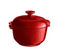 Emile Henry Pentola per riso con coperchio - Ceramica ad alta resistenza - Cottura omogenea del riso e cereali - Colore Grand Cru - Made in France
