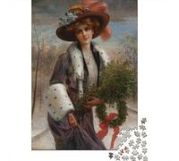 Émile Vernon Puzzle arte Per Giovani 1000 Pezzi, Gioco Educativo Per Famiglie, museo Rompicapo in Legno Souvenir Regali, Impegnativo Puzzles opere d'arte famose nel mondo