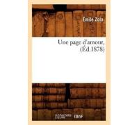 Émile Zola Une Page d'Amour, (Éd.1878) (Tascabile) Litterature
