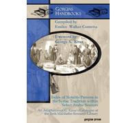 Emilee Walker C Index of Notable Persons in the Syriac Tradit (Copertina rigida)