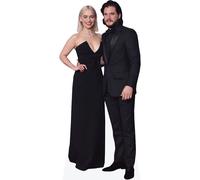 Emilia Clarke And Kit Harington (Duo) Mini ritaglio di celebrità