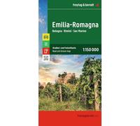 Emilia Romagna 1:150 000: Straßen- und Freizeitkarte Bologna - Rimini - San Marino, mit Infoguide, Top Tips: AK 0622