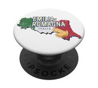 Emilia Romagna e Bandiera Italia Regione Retro Mappa PopSockets PopGrip Adesivo