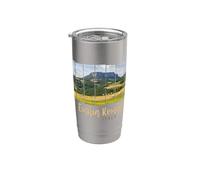 Emilia-Romagna paesaggio Italia souvenir vintage Bicchiere termico in acciaio inox doppia parete