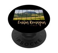 Emilia-Romagna paesaggio Italia souvenir vintage PopSockets PopGrip Adesivo
