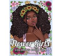 Emilia Ziomek Flower Girls Volume 4 (Tascabile) Emzdrawings Coloring Books