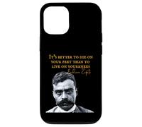 Emiliano Zapata Bandiera messicana La Revolucion Mexicana Custodia per iPhone 12/12 Pro