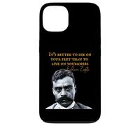 Emiliano Zapata Bandiera messicana La Revolucion Mexicana Custodia per iPhone 13