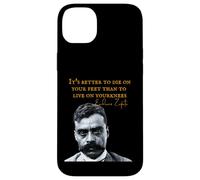 Emiliano Zapata Bandiera messicana La Revolucion Mexicana Custodia per iPhone 14 Plus