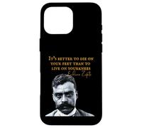 Emiliano Zapata Bandiera messicana La Revolucion Mexicana Custodia per iPhone 16 Pro Max