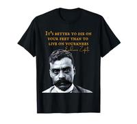Emiliano Zapata Bandiera messicana La Revolucion Mexicana Maglietta