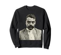 Emiliano Zapata Mezzitoni Stile Rivoluzione Messicana Vintage Felpa