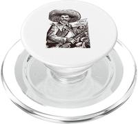Emiliano Zapata Tee Mexican Revolutionary Tierra Y Libertad PopSockets PopGrip per MagSafe