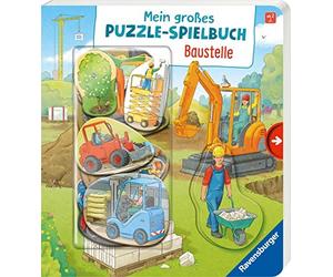Emilie Jakobs Stefan Richter Mein großes Puzzle-Spielbuch: Baustelle (Tascabile)