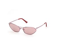 Emilio Pucci Donna Emilio Pucci EP0224 72U Occhiali da sole Metallo Rosa Rosso Geometrica Normale Specchiato