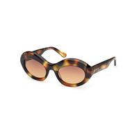 Emilio Pucci Donna Emilio Pucci EP0246 55F Occhiali da sole Acetato Havana Marrone Rotonda Normale