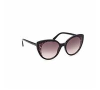 Emilio Pucci EP0182 52B Women's Sunglasses - Dark Brown Frame, Gradient Smoke Lenses