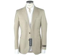 Emilio Romanelli Beige Wool Men's Blazer - IT48 | M